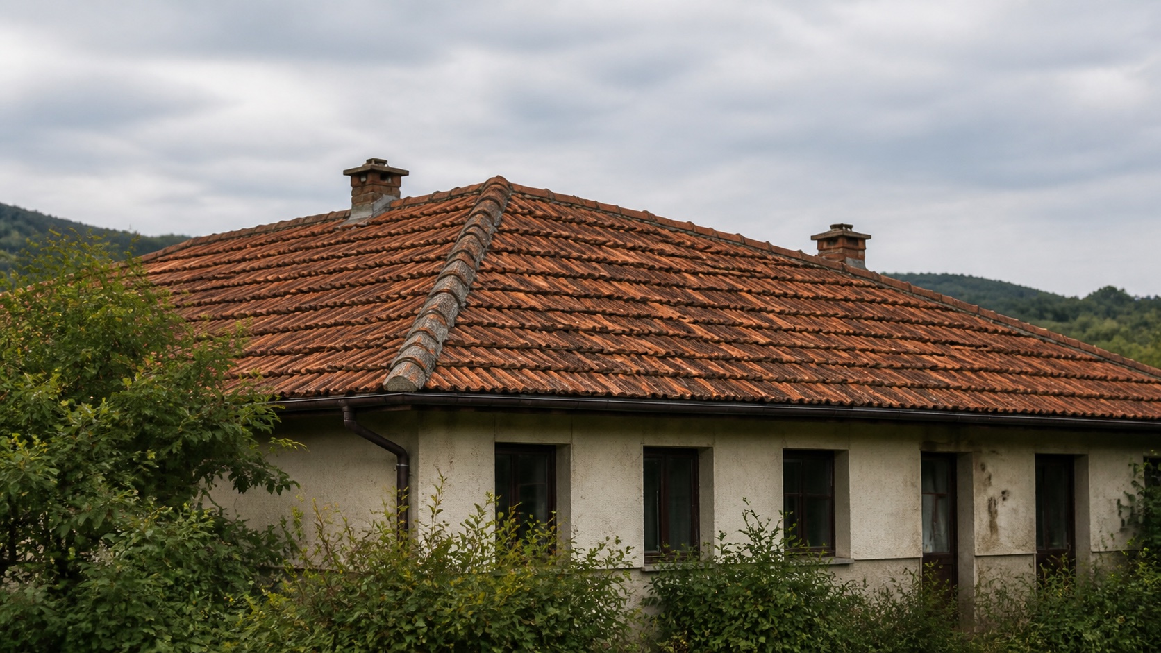 Acoperiș vechi înainte de renovare
